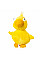 Игрушка для собак Утка с пищалкой GiGwi Plush, плюш, искусственное/ткань, МТХ, 11 см