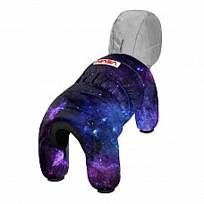 Комбінезон для собак WAUDOG Clothes малюнок "NASA21", L50, В 70-74 см, С 47-50 см