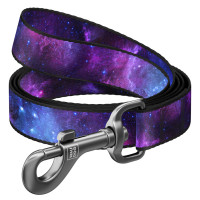 Поводок для собак нейлоновый WAUDOG Nylon, рисунок "NASA21", L, Ш 25 мм, Дл 122 см