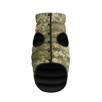 Курточка для собак WAUDOG Clothes, малюнок "Мілітарі", L55, В 77-80 см, С 50-55 см