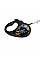 Повідець-рулетка для собак WAUDOG R-leash, малюнок "Бетмен Чорний", L, до 50 кг, 5 м, світловідбиваюча стрічка чорний
