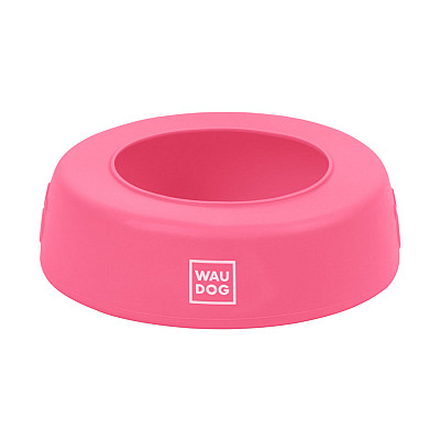 Миска-непроливайка WAUDOG Silicone 1 л розовый