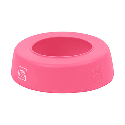 Миска-непроливайка WAUDOG Silicone 1 л розовый
