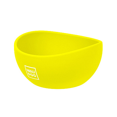 Миска WAUDOG Silicone, 250 мл желтый