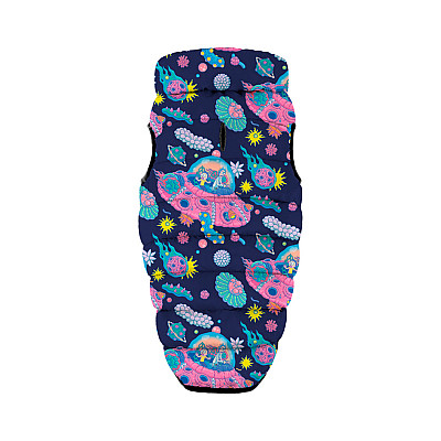 Курточка для собак WAUDOG Clothes рисунок "Год и Морти 1", L55, В 77-80 см, С 50-55 см