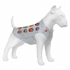 Майка для собак WAUDOG Clothes рисунок "Год и Морти 1", S35, B 48-54 см, С 28-33 см