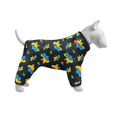 Вітровка для собак WAUDOG Clothes, малюнок "Дім", M35, В 59-62 см, С 37-40 см