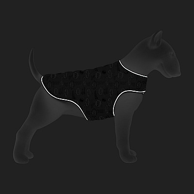 Курточка-накидка для собак WAUDOG Clothes, малюнок "Ліга Справедливості", L, А 41 см, B 58-70 см, С 42-52 см