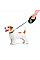 Поводок-рулетка для собак WAUDOG R-leash, рисунок "Дом", S, до 15 кг, 5 м, светоотражающая лента черный