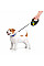 Поводок-рулетка для собак WAUDOG R-leash, рисунок "Дом", S, до 15 кг, 5 м, светоотражающая лента черный