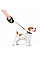Поводок-рулетка для собак WAUDOG R-leash, рисунок "Дом", S, до 15 кг, 5 м, светоотражающая лента черный