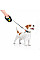 Поводок-рулетка для собак WAUDOG R-leash, рисунок "Дом", S, до 15 кг, 5 м, светоотражающая лента черный