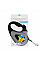 Поводок-рулетка для собак WAUDOG R-leash, рисунок "Дом", L, до 50 кг, 5 м, светоотражающая лента черный