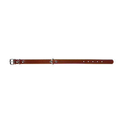 Ошейник &Cot;CoLLaR двойной (ширина 14мм, длина 27-35см) коричневый