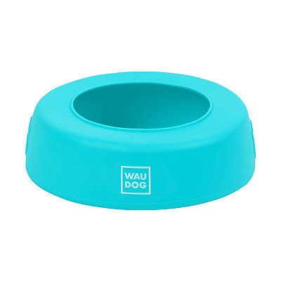 Миска-непроливайка WAUDOG Silicone 1 л синий