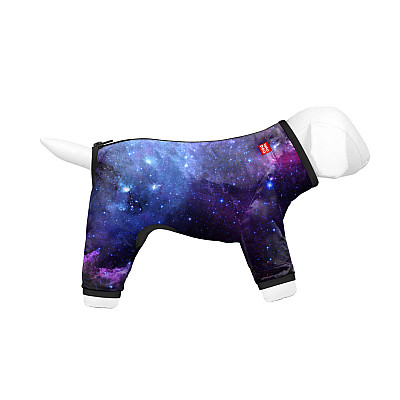 Ветровка для собак WAUDOG Clothes, рисунок «NASA21», XS22, В 30-34 см, С 19-21 см