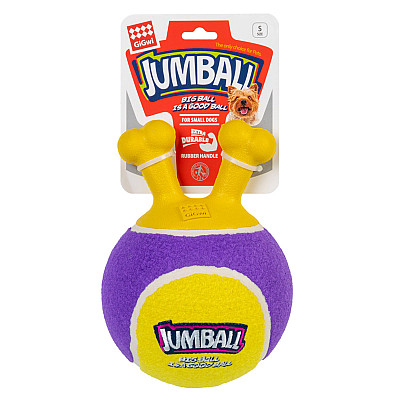 Игрушка для собак Большой теннисный мяч GiGwi Jumball, латекс, резина, 18 см