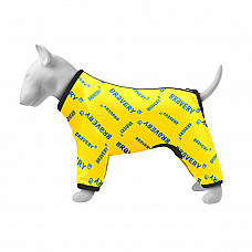 Вітровка для собак WAUDOG Clothes, малюнок "Сміливість", XS22, В 30-34 см, С 19-21 см