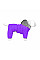Комбінезон для собак AiryVest ONE, розмір S 35 фіолетовий