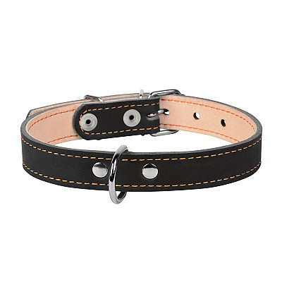 Ошейник "CoLLaR двойной (ширина 14мм, длина 27-35см) черный