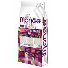 Сухий корм для котів Monge Cat Bwild Low Grain м'ясо зайця, 10 кг