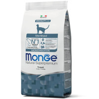 Сухой корм для кошек Monge Cat Monoprotein Sterilised с форелью, 1.5 кг