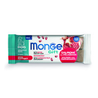 Лакомство для собак Monge Gift Dog Skin Support лосось с гранатом, 120 г