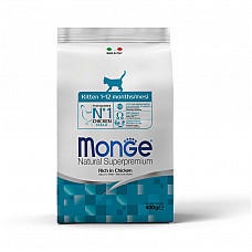 Сухий корм для кошенят Monge Cat Kitten, 400 г