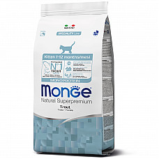 Сухий корм для кошенят Monge Cat Monoprotein Kitten з фореллю, 400 г