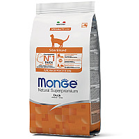 Сухий корм для котів Monge Cat Sterilised з качкою, 1.5 кг