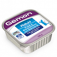 Вологий корм для котів Gemon Cat Wet Adult з лососем, 100 г