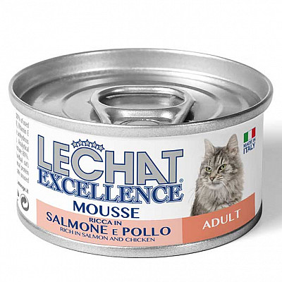 Влажный корм для кошек Monge LCE Cat Adult лосось с курицей, 85 г