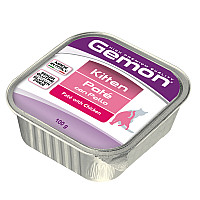 Вологий корм для кошенят Gemon Cat Wet Kitten з куркою, 100 г