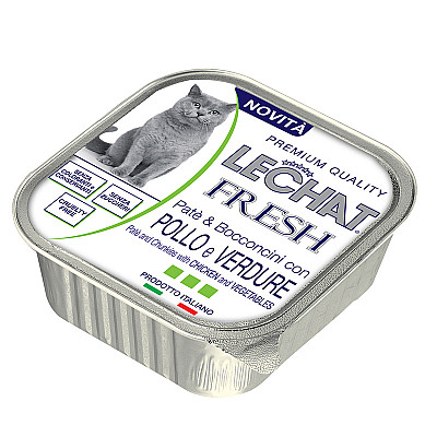 Вологий корм для котів Monge LCE Cat Fresh курка з овочами, 100 г