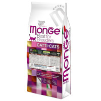 Сухий корм для котів Monge Cat Bwild Grain Free буйвол (для котів великих порід з 2-х місяців), 10 кг