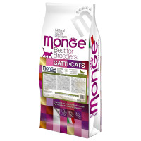 Сухой корм для кошек Monge Cat Sensitive, 10 кг
