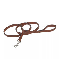 Coastal Circle-T Dog Leash КОСТАЛ СЕРКЛ-Т шкіряний повідець для собак, 1.6смХ1.8м , Бежевий см.