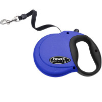 Coastal Power Walker Retractable Leash КОСТАЛ рулетка-повідець для собак до 7.3кг, стрічка 3.6м , Cиній кг., XS кг., 7.3 кг.