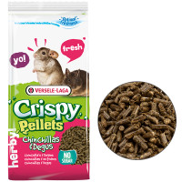 Versele-Laga Crispy Pellets Chinchillas & Degus ВЕРСЕЛЕ-ЛАГА КРІСПІ ШИНШИЛА ДЕГУ корм для шиншил та дегу , 1 кг., см.