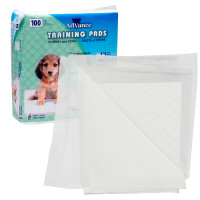 Advance Dog Training Pads АДВАНС ПЕЛЮШКА для собак, суперабсорбент с индикацией, 59.6х59.6 см (1 пеленка), упаковка 100 шт. см.