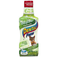 SynergyLabs Dental Fresh Cat СИНЕРДЖИ ЛАБС Свежесть зубов жидкость от зубного налета и запаха из пасти кошек, 0.237 л.