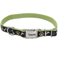 Coastal Pet Attire Ribbon КОСТАЛ РИББОН ошейник для собак, 1.6х30см, Коричневые кавычки см., 1,6 х 20-30 см см.