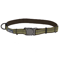 Coastal K9 Explorer Collar КОСТАЛ К9 ЕКСПЛОРЕР світловідбивний нашийник для собак, 2.5х46-66см , Папороть см., 2,5 x 46-66 см см.