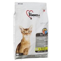 1st Choice Adult Hypoallergenic ФЕСТ ЧОЙС ГИПОАЛЛЕРГЕННЫЙ УТКА БАТАТ беззерновой сухой суперпремиум корм для кошек , 5.44 кг., Упаковка см.