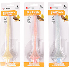 Flamingo Sand Perch Plastic ФЛАМІНГО ПІЩАНА ЖЕРДОЧКА для птахів , 18 (Д) х 0,8-1,2 (Діам.) см, заг. довжина 20 см см., S см., В асортименті см.