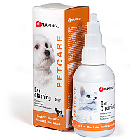 Flamingo Petcare Ear Cleaner ФЛАМИНГО капли для чистки ушей для собак и кошек, 0.05 л.