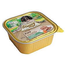 Stuzzy Dog Veal Carrot ШТУЗІ ТЕЛЯТИНА МОРКВА корм для собак, паштет, 150г , 0.15 кг.