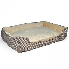 K&H Self-Warming Lounge Sleeper самозігрівальний лежак для собак і котів , Коричневий см., M см.