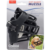Coastal Soft Basket Muzzle КОСТАЛ СОФТ БАСКЕТ МАЗЛ силиконовый намордник для собак, размер 2 см.