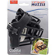 Coastal Soft Basket Muzzle КОСТАЛ СОФТ БАСКЕТ МАЗЛ силіконовий намордник для собак , розмір 2 см.
